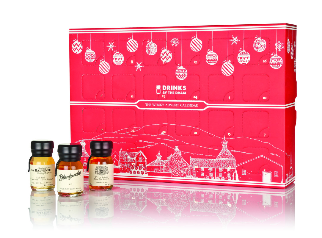 Warm yourself up on a cold December night with a whisky Advent calendar
