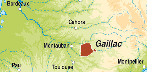 The French town of Gaillac is situated between Toulouse, Albi and Montauban